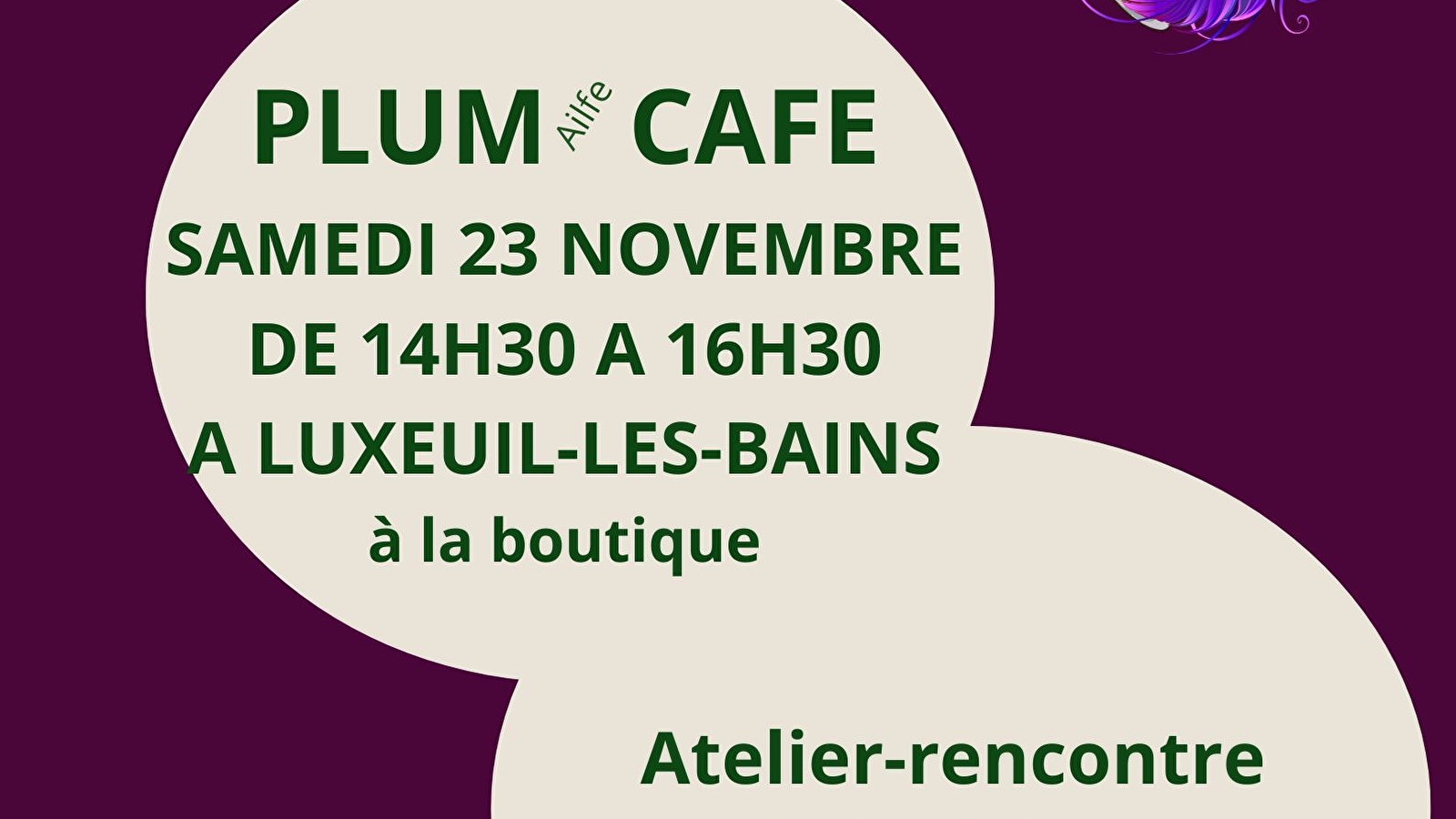 PLUM(ailfe) café spécial 'bibliothèque humaine'