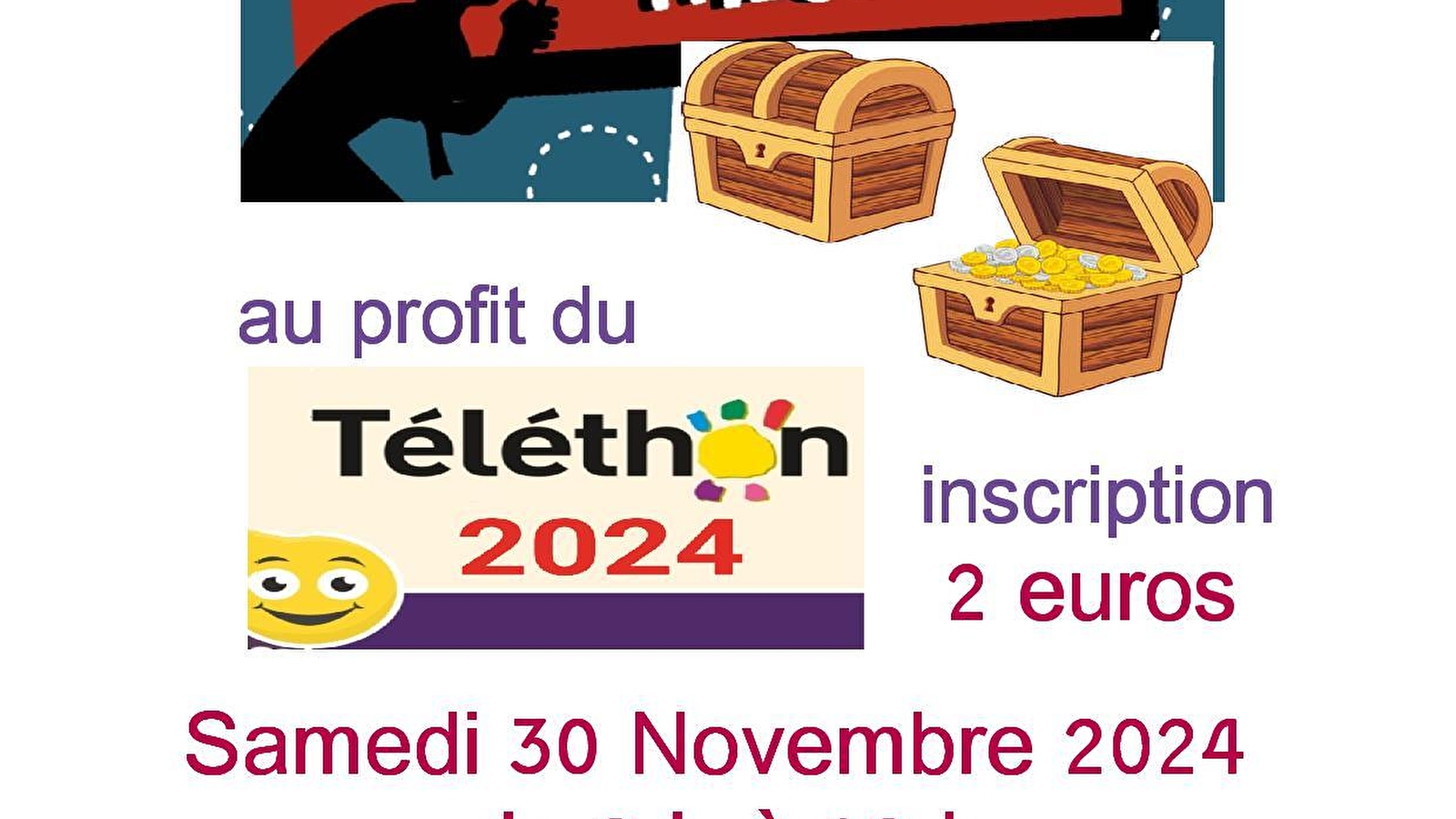 Chasse au trésor au profit du Téléthon